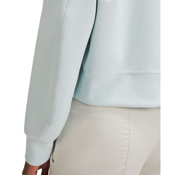 Lululemon Softstreme Perfectly Oversized Cropped Crew *Sheer Blue - Picture 6 of 9